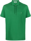 Valentino Men's Iconic Stud Polo Shirt In Green