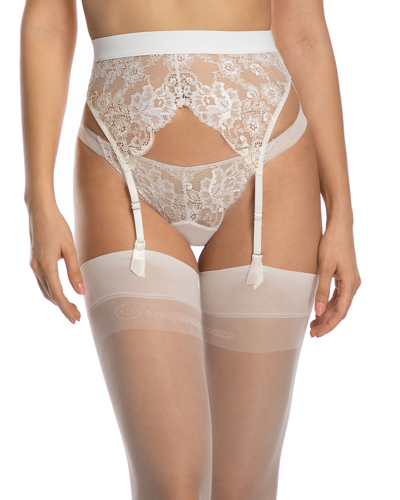 I.d. Sarrieri Valerie Lace Thong In Ivory