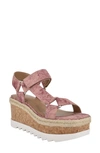 Marc Fisher Ltd Gylian Wedge Espadrille Sandals In Confetto Suede