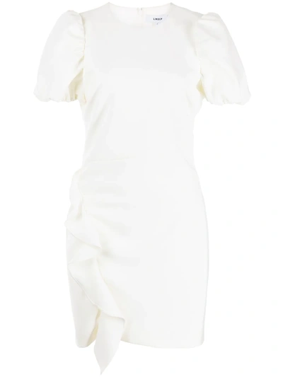 Likely Malta Ruffle-trim Bodycon Dress In White