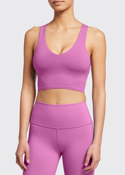 Alo Yoga Real Bra Tank In Electric Violet