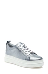Jslides Noca Platform Lace-up Sneaker In Slate Metallic Le