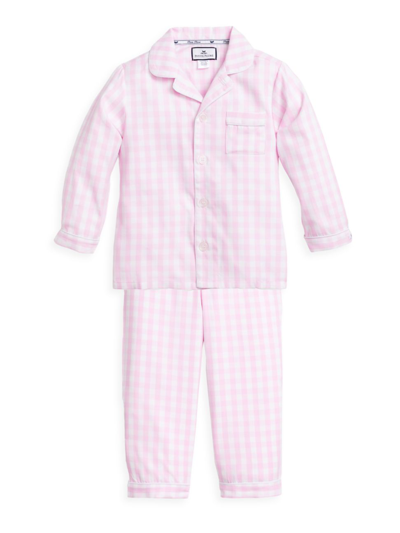 Petite Plume Baby's,little Kid's & Kid's 2-piece Mo Gingham Pajama Set In Pink