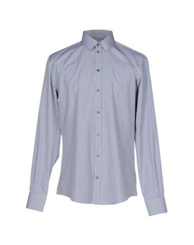 Dolce & Gabbana Checked Shirt In Dark Blue