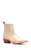 Frye Sacha Short Western Booties In White