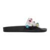 Sophia Webster Dina Stud-embellished Slides In Black