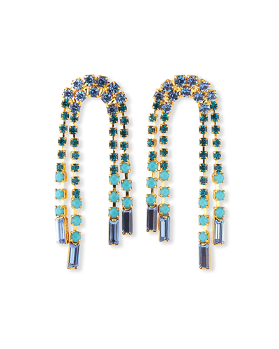 Elizabeth Cole Asa Dangle Earrings In Sunny Turquoise