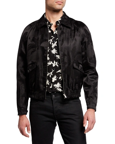 Saint Laurent Men's Outerwear Jacket Blouson  Teddy In Black