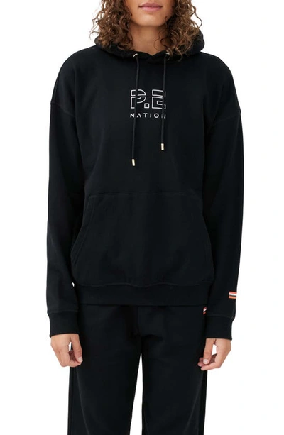 P.e Nation P.e. Nation Endurance Logo Hoodie In Black