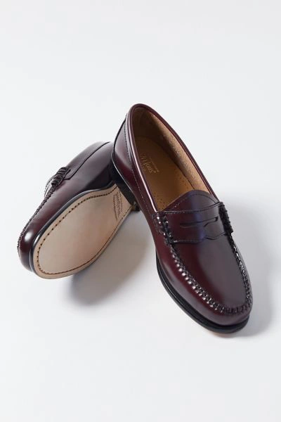 Bass Weejuns Whitney Loafer In Maroon