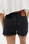 Levi's 501 Original Denim Cutoff Short - Wise Up In Black
