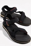 Teva Universal Trail Recycled Plastic And Rubber Sandals In Black