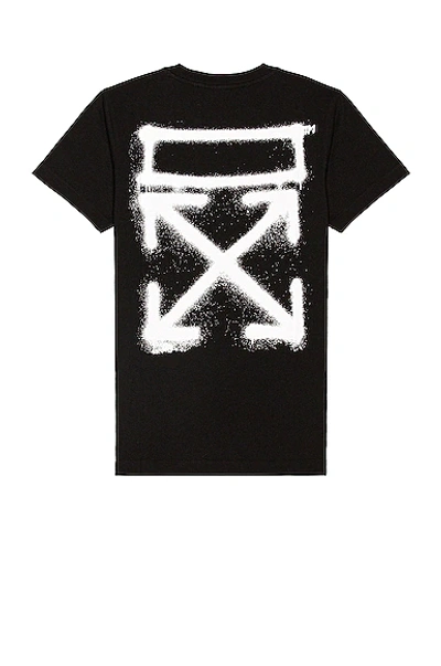 Off-white Men's Spray Marker Slim-fit T-shirt In Black