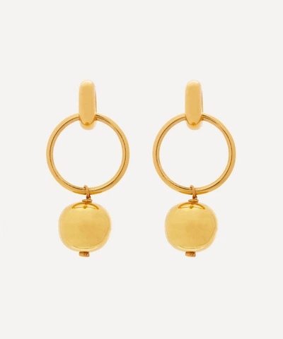Shyla Gold-plated Layla Solid Ball Drop Earrings