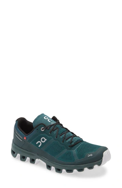 On Cloudventure Trail Running Shoe In Evergreen/ White