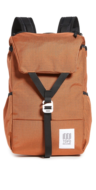 Topo Designs Y-pack Backpack In Clay/ Clay