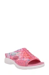 Easy Spirit Women's Traciee Flat Slide Sandals Women's Shoes In Pink Multi/ Sachet Pink