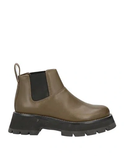 3.1 Phillip Lim / フィリップ リム 3.1 Phillip Lim Woman Ankle Boots Military Green Size 7 Leather