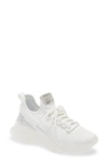 Steve Madden Maxima Monochrome Knit Sneaker In White Multi