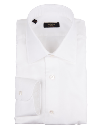 Barba Napoli Barba White Cotton Shirt