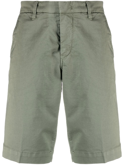 Fay Plain Bermuda Shorts In Green