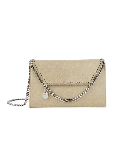 Stella Mccartney Women's Mini Falabella Crossbody Bag In Beige