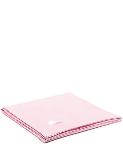 Magniberg Pink Pure Cotton Sateen Double Duvet Cover In Rosa