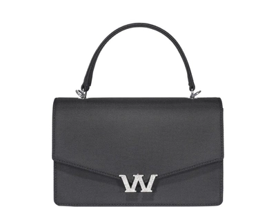 Alexander Wang Legacy Small Satchel Bag In Black