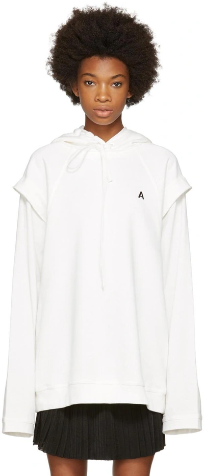 Ambush White Long 'a' Hoodie