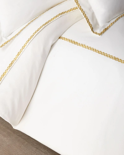 Roberto Cavalli New Gold King Duvet Cover In Multi