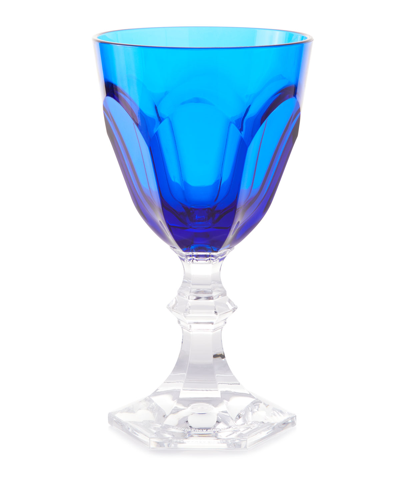 Mario Luca Giusti Dolce Vita Wine Glass In Blue