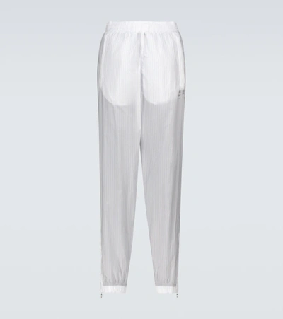 Kim Jones スラックス Nike X Kim Jones Pinstriped Track Pants In White | ModeSens