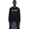 Apc Black Sacai Edition Tani Sweatshirt In Lzz Black