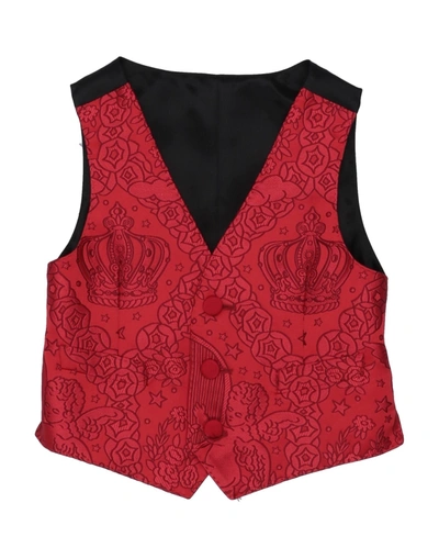 Dolce & Gabbana Kids' Vests In Red