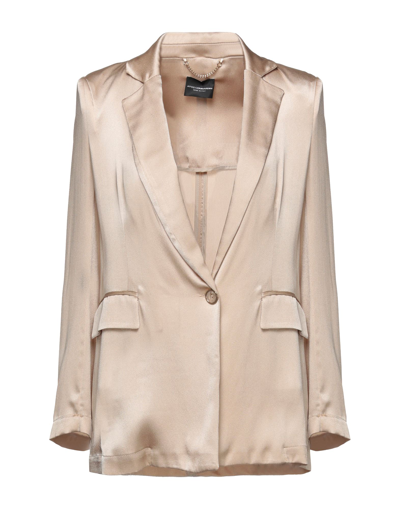 Atos Lombardini Suit Jackets In Beige