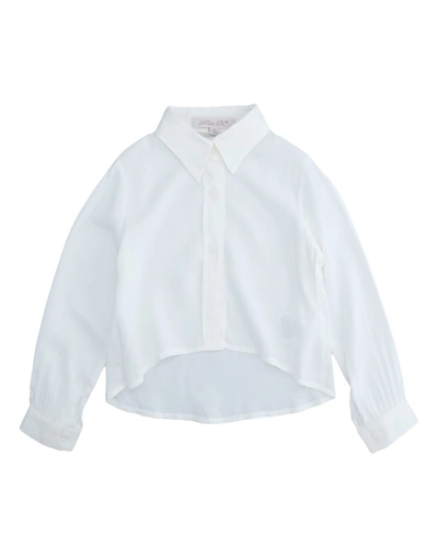 Alice Pi. Kids' Shirts In White