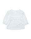 Elisabetta Franchi Kids' Blouses In White