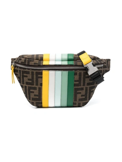 Fendi Kids Bum Bag For For Boys And For Girls In Brown