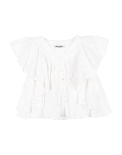 Dondup Kids' Shirts In White