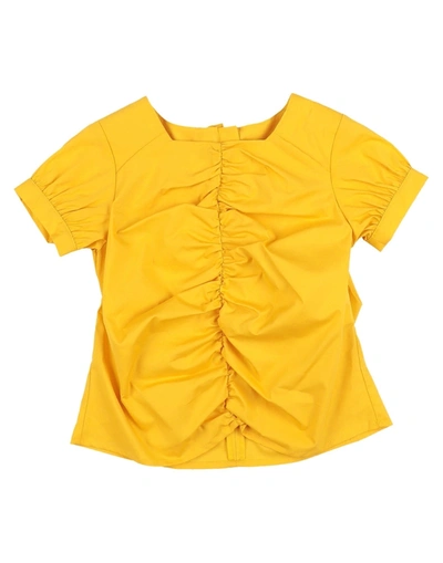 Touriste Kids' Blouses In Ocher