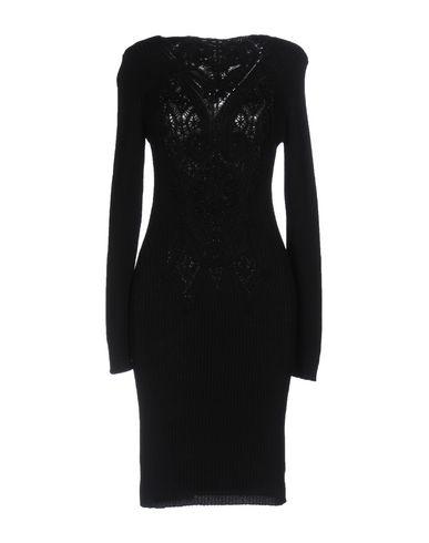 Fuzzi Short Dresses In Black | ModeSens