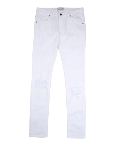 Gaelle Paris Kids' Jeans In White