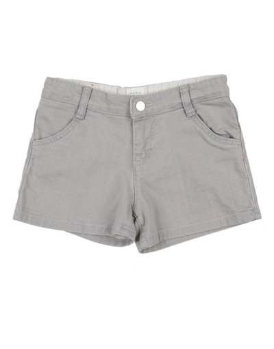 Carrèment Beau Kids' Denim Shorts In Grey