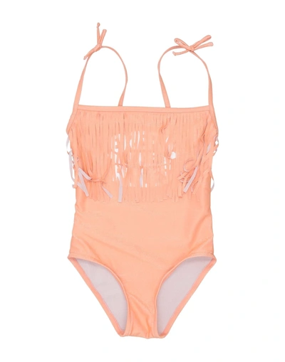 Yporqué Kids' One-piece Swimsuits In Pink