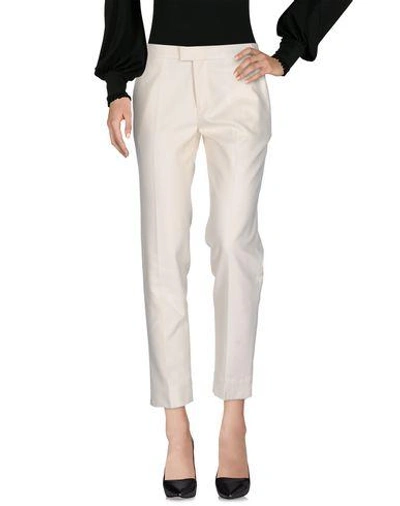 Band Of Outsiders Casual Pants In Ivory