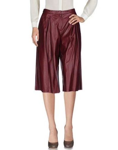 Drome 3/4-length Shorts In Deep Purple