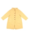Caramel Kids' Overcoats In Yellow