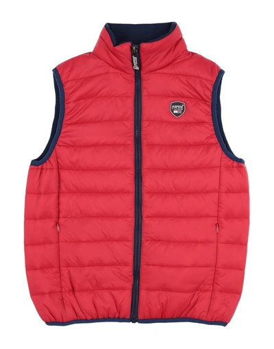 Aspen Polo Club Kids' Synthetic Down Jackets In Red