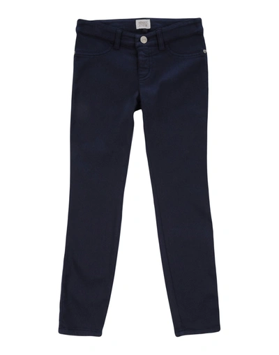 Armani Junior Kids' Casual Pants In Dark Blue