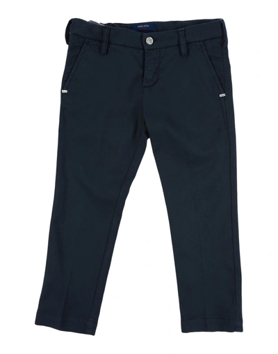 Entre Amis Garçon Casual Pants In Dark Blue